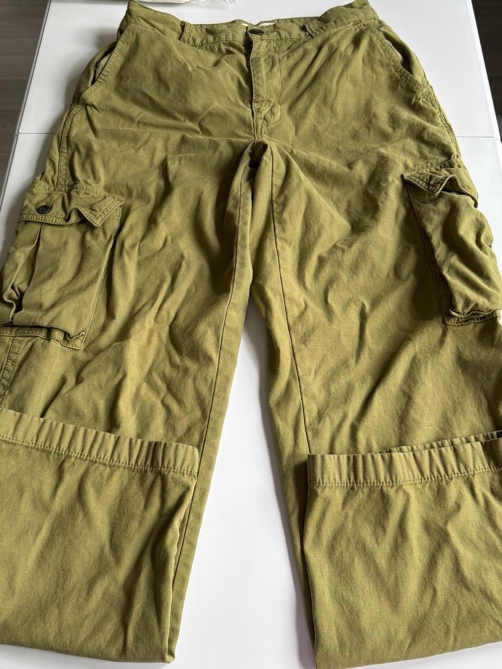 Madewell Olive Cargo Pants with Utility Pockets